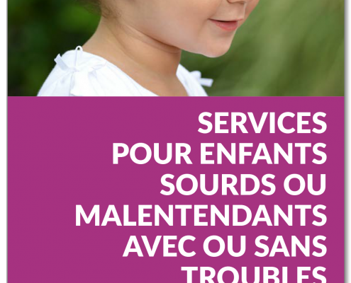 Visuel plaquette de communication des services enfants