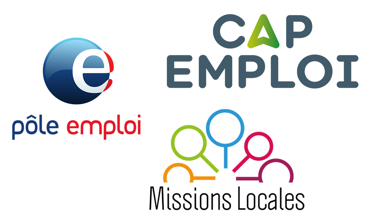 Logo des prescripteurs ou service public pour l'emploi