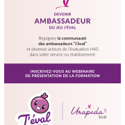 Visuel de présentation de la visio Programme ambassadeurs J'EVAL