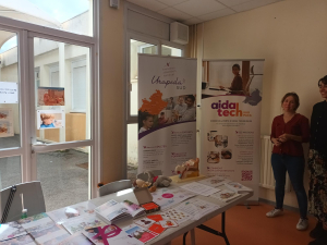 Photo du stand d'information et sensibilisation